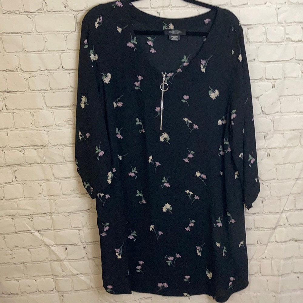 Michel studio floral tunic with pockets